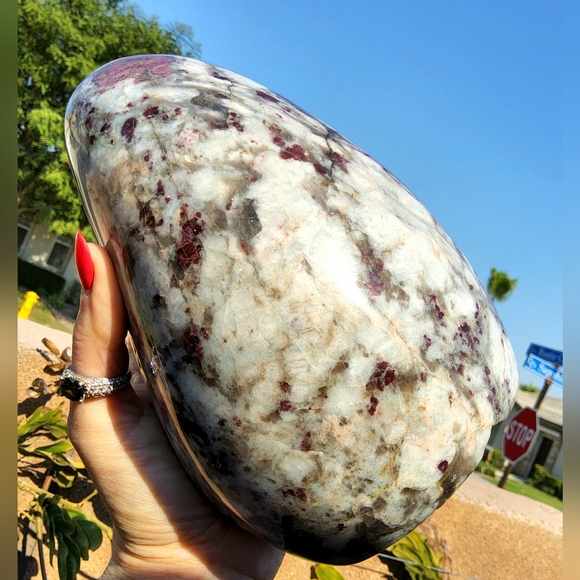 MASSIVE Rubellite (Red Tourmaline) Free-Form - Picture 8 of 15